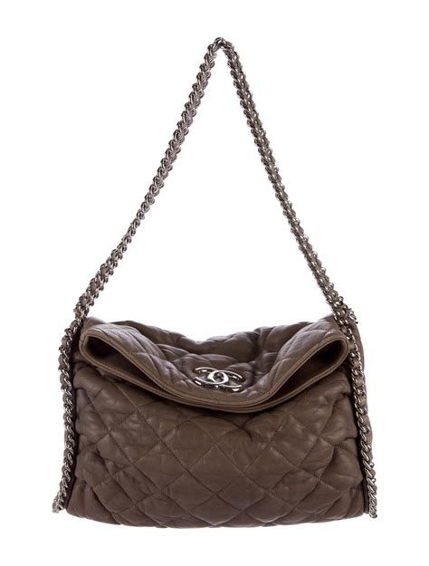 chanel chain around hobo bag